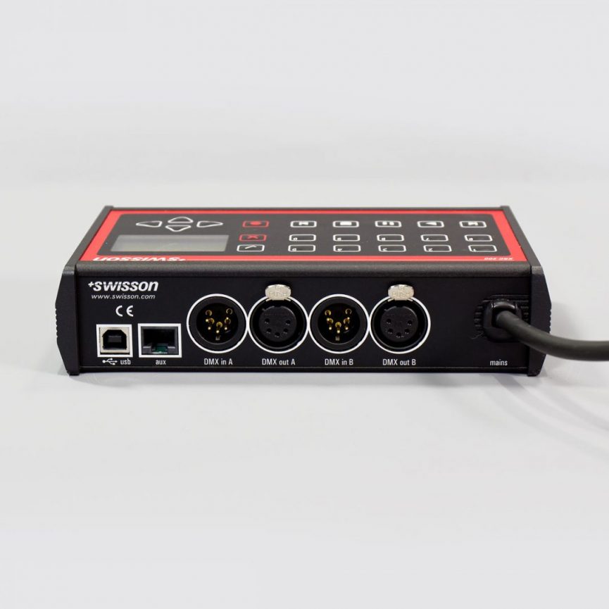 Swisson XRC-200 DMX Recorder Inputs