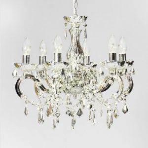 6 Arm Shallow Chandelier