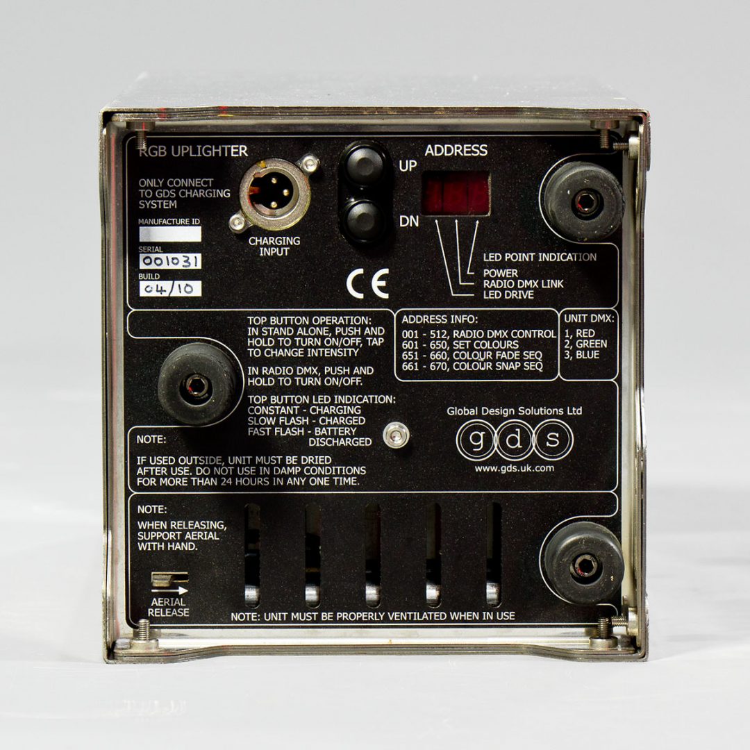 GDS LiteWare HO 80W RGB LED Uplighter Bottom GDS LiteWare HO 80W RGB LED Uplighter Bottom