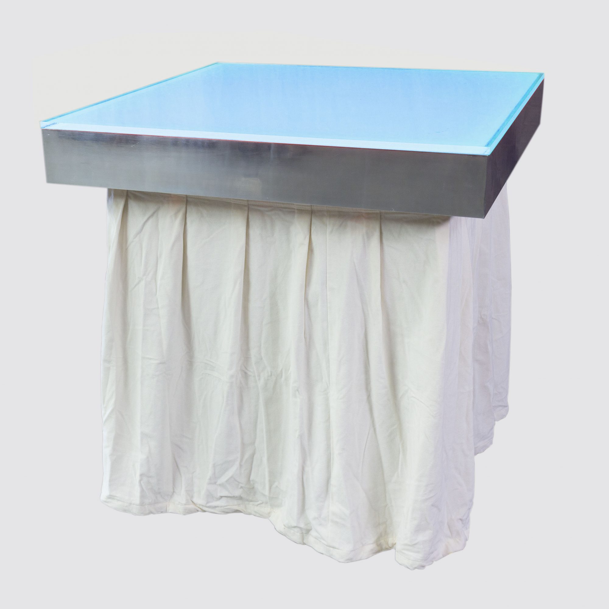 RGB LED Display Stand 1m Square - Blue