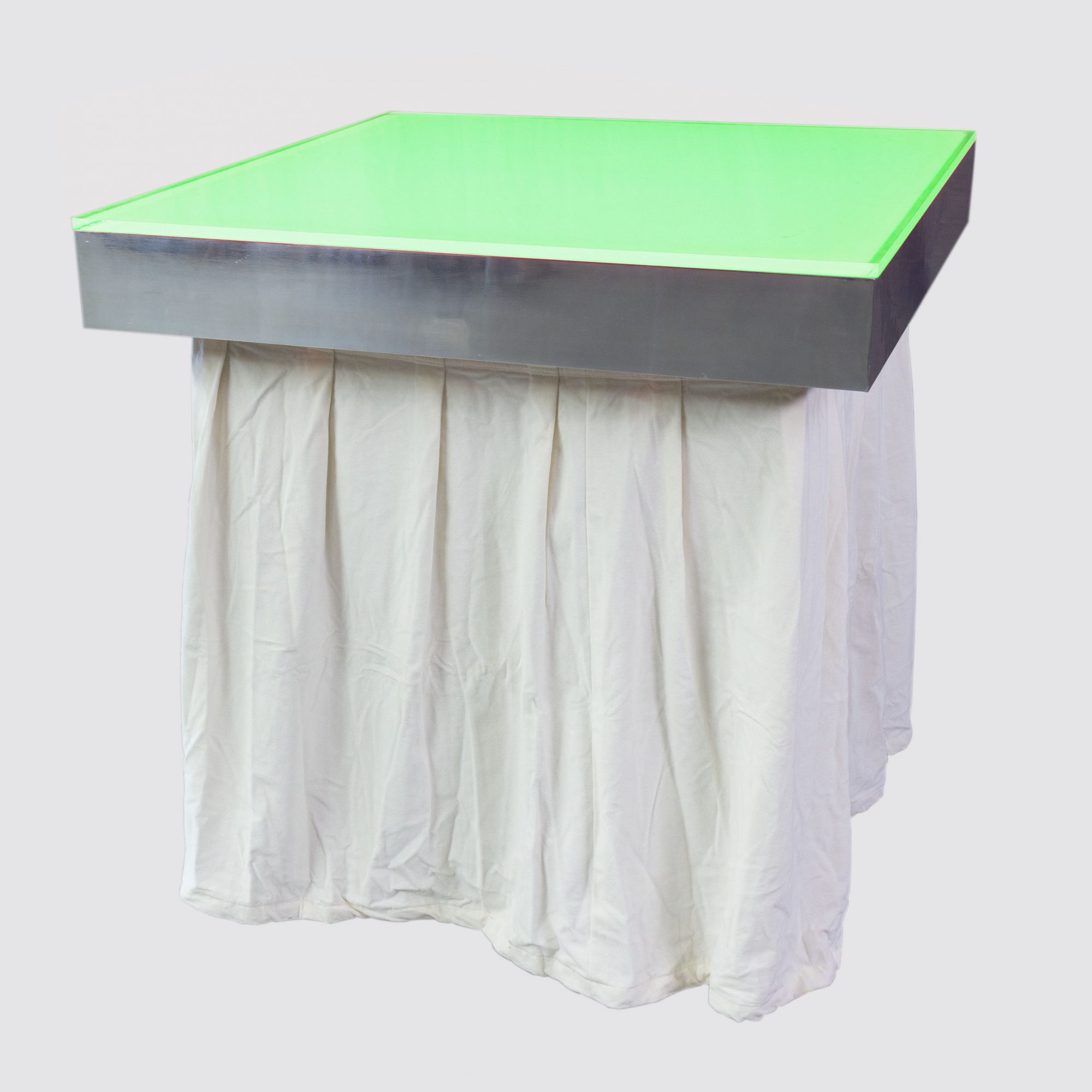 RGB LED Display Stand 1m Square - Green