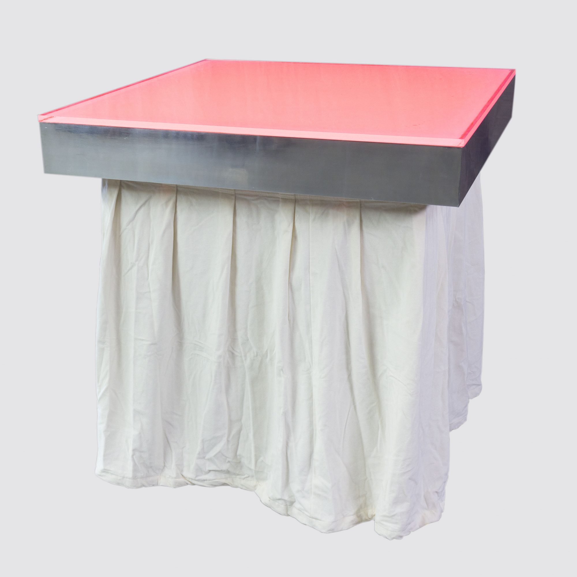 RGB LED Display Stand 1m Square - Red