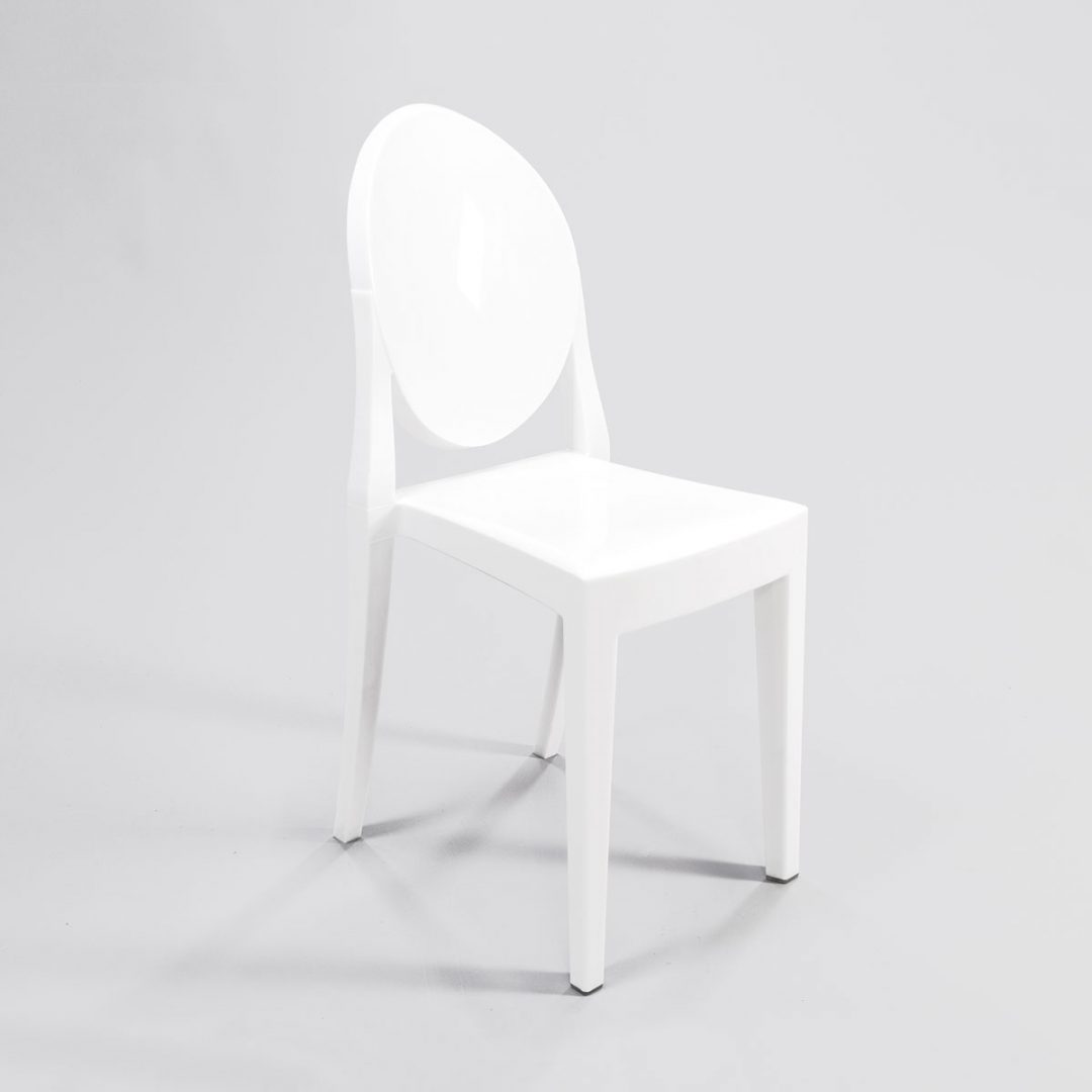 white ghost chair