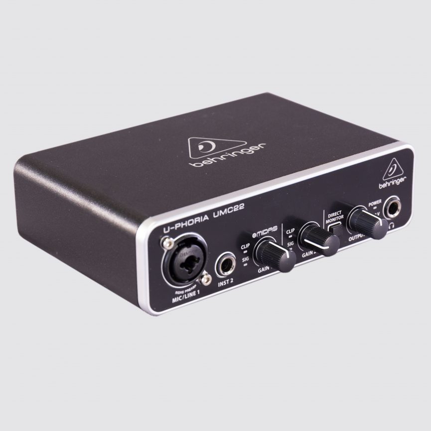 Behringer U-Phoria UMC22 Interface Audio USB