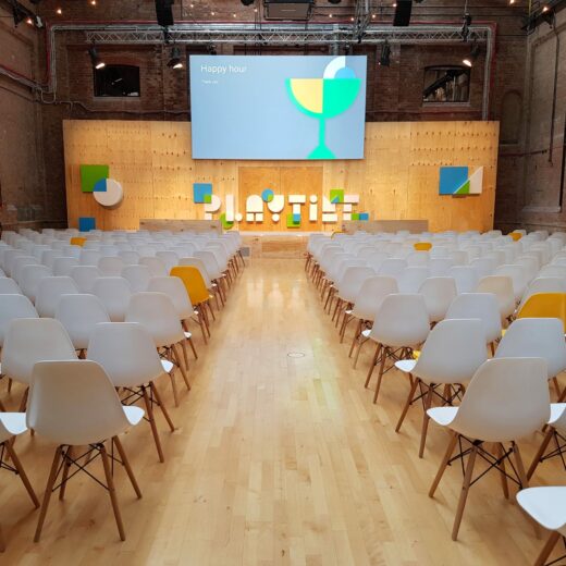 Google Playtime Conference stage