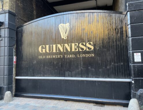 Guinness Gates London close up
