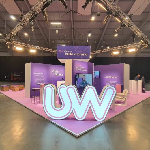 Utility Warehouse exhibition stand