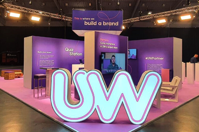 Utiltity Warehouse Service Build a brand exhibition stand