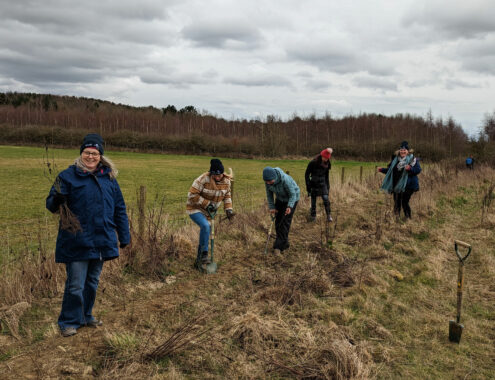 Young-peoples-forest-mead-planting-day-happy-faces