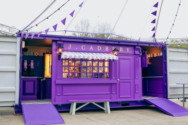 Victorian Cadbury shop front.